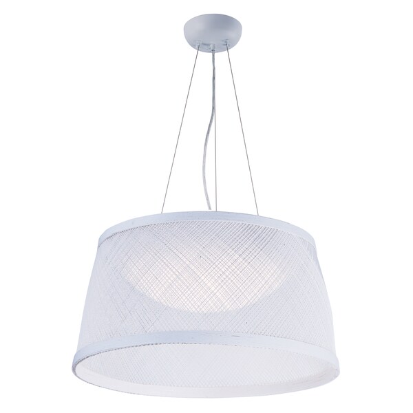 Maxim Lighting Bahama 1-Light 24.25" Wide White Pendant Light 54376WT - main
